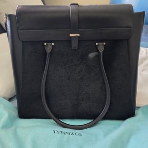 Tiffany & Co. Leather & Calfskin hair Olivia Bag